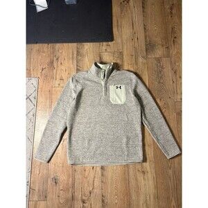 Underarmor Quarterzip Fleece Heather Grey